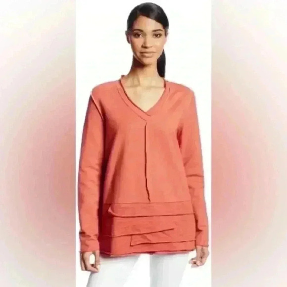 Neon Buddha Deserts Clay Cotton Pullover  Tunic - Picture 4 of 8